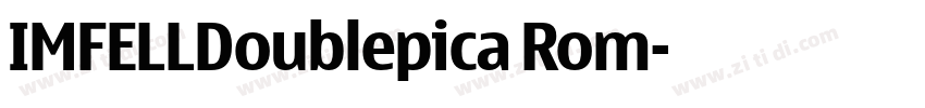 IMFELLDoublepica Rom字体转换
